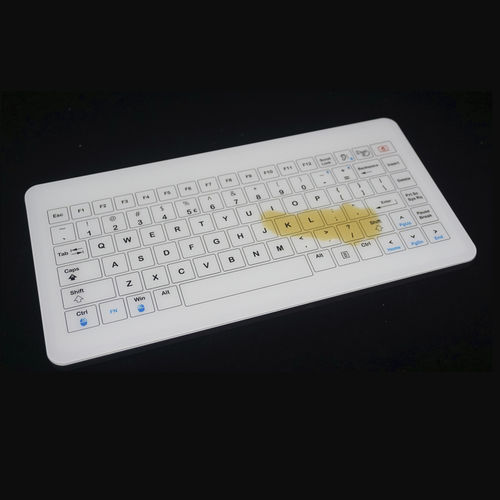 Hartglas-Tastatur - MKE-303 - MATE TECHNOLOGY SHENZHEN LIMITED - Desktop / einbaufähig / mit mechanischen Tasten