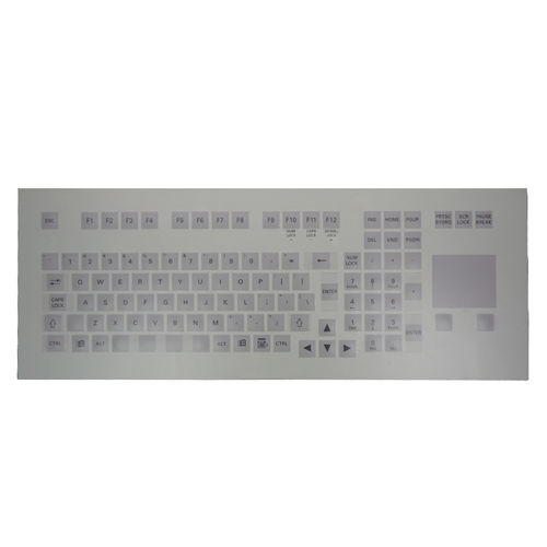 Einbaufähige Tastatur - MKC-110-PN - MATE TECHNOLOGY SHENZHEN LIMITED - Mikroschalter / Membran / 110 Tasten