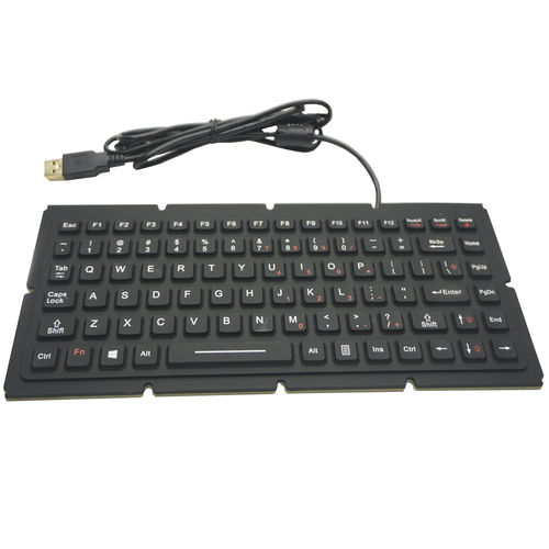 Einbaufähige Tastatur - MKB-86-L - MATE TECHNOLOGY SHENZHEN LIMITED - kapazitiv / 86 Tasten / Industrie