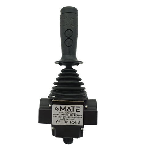 Einachsiger Joystick - MKF-QT06 - MATE TECHNOLOGY SHENZHEN LIMITED - Hall-Effekt / mit Potentiometer / für Nutzfahrzeuge