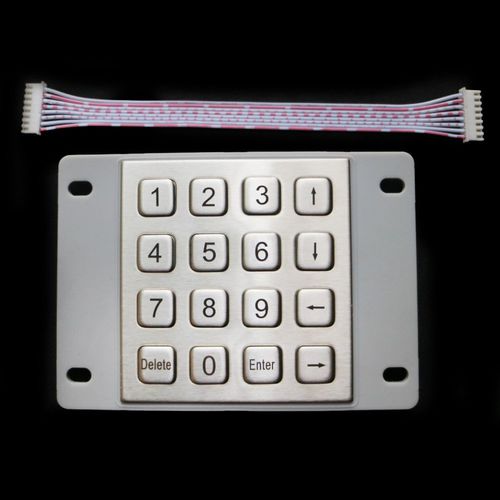 Nummernblock / 16 Tasten - MKA-16N-V2-MX - MATE TECHNOLOGY SHENZHEN LIMITED - einbaufähig / Edelstahl / USB