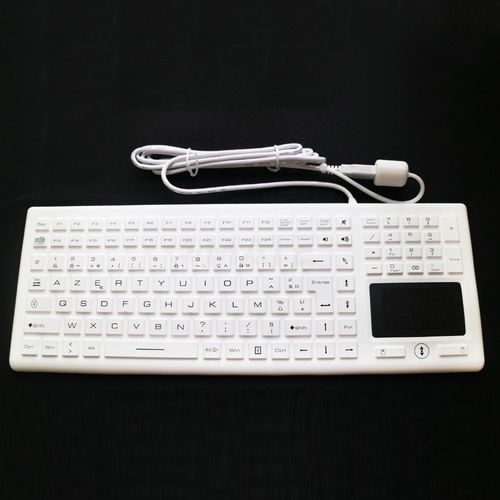 Tastatur für die Medizintechnik - MKB-122-PNLM - MATE TECHNOLOGY SHENZHEN LIMITED - Desktop / mit mechanischen Tasten / 3 Maustasten