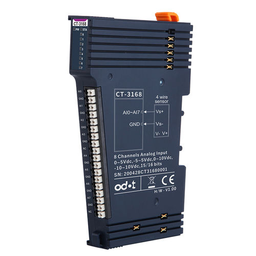 Spannungseingangsmodul - CT-3168 - ODOT Automation - analog / 8 Kanäle / 8 Analogeingänge