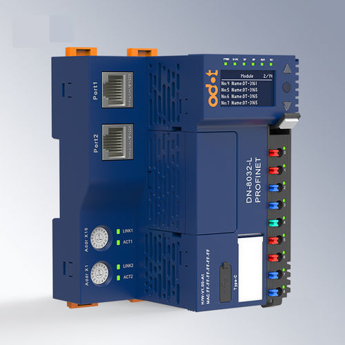 PROFINET-Kommunikationsmodul - DN-8032-L - ODOT Automation - 2 Ports / Fern / für DIN-Schiene