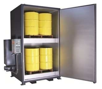 Vorwärmeschrank für Fässer - EV8 - Benko - für Container