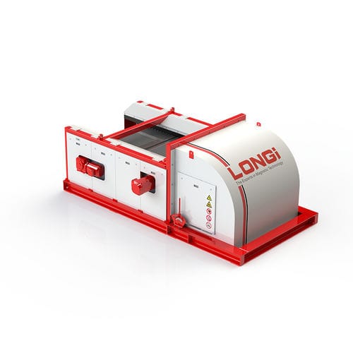 Metallabscheider - LES - LONGi Magnet Co., Ltd - Trockenmaterialien / Wirbelstrom / für die Recyclingindustrie