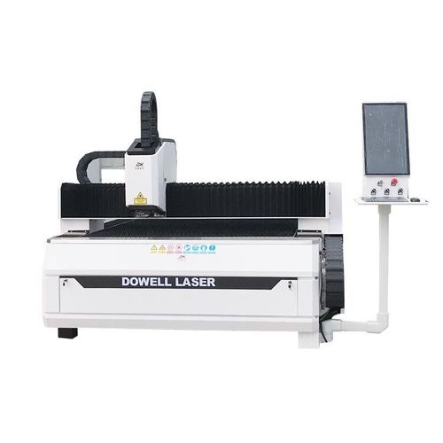Faserlaser-Schneidemaschine - 3015 - Jinan Dowell Photoelectricity Equipment Co., Ltd. - für Aluminium / für Edelstahl / für Messing
