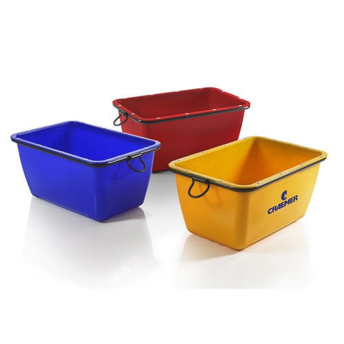 PE-Mörtelwanne - FMK - Craemer GmbH - für das Bauwesen / Transport / mit Griffen