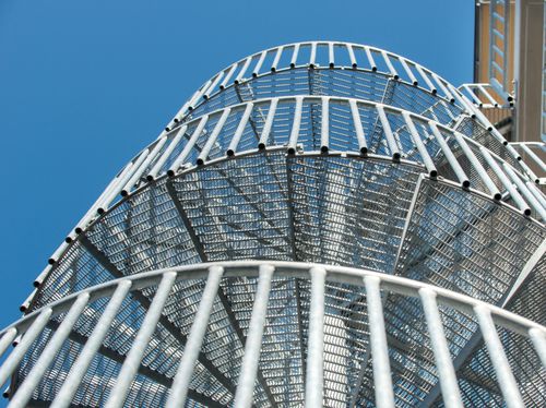 Wendeltreppe - LG-SPECIAL - Lichtgitter GmbH - galvanisierter Stahl