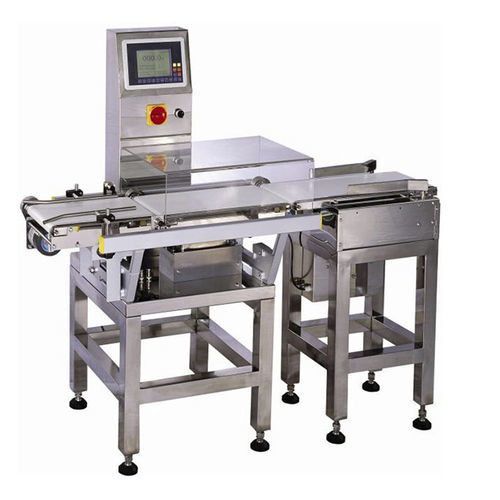 Kontrollwaage für die Lebensmittelindustrie - Foshan Coretamp Packaging Machinery Co., Ltd - Touchscreen-Bedienung / mit Bandförderer / Hochgeschwindigkeit