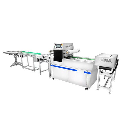 Verpackungsmaschine / Verpackungen unter Schutzatmosphäre - DQ580AT - Foshan Coretamp Packaging Machinery Co., Ltd - automatisch / Folien / Fleisch