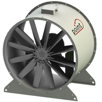 Axialventilator - P-DTF series - POINT KLIMA - Extraktion / 380 V AC / mit Elektromotor