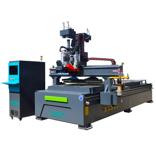 CNC-Konturfräsmaschine - FS1330ATC - Jinan Forsun CNC Machinery Co.Ltd - 3-Achs / Spindel / für PVC