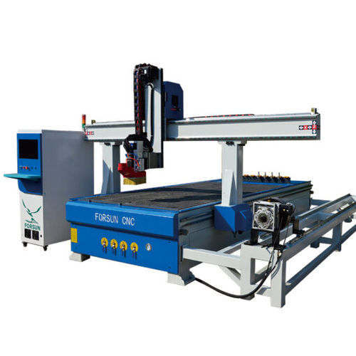 CNC-Konturfräsmaschine - FS1530C - Jinan Forsun CNC Machinery Co.Ltd - 4-Achs / Zweispindel / Metall