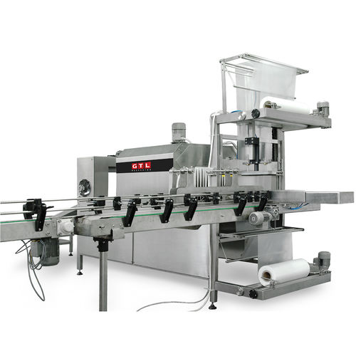 Automatische Verpackungsmaschine - GTL-Contiterm Compact - GTL-Packaging - Schrumpffolien / Flaschen / mit Förderer