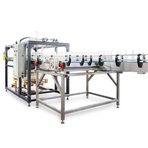 Palettierer und Depalettierer / für Flaschen - GTL DP100 - GTL-Packaging - halbautomatisch / für die Getränkeindustrie