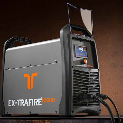 Plasmaschneidanlage zum Blechschneiden - EX-TRAFIRE®105HD - Thermacut, k.s. - manuell / automatisiert