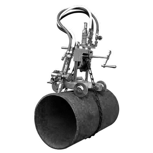 Tragbares Schneidsystem - EX-TRACK® PA-1 - Thermacut, k.s. - Autogenschneidkopf / für Edelstahl / Rohr