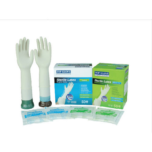 Arbeitshandschuh - TOP GLOVE INTERNATIONAL SDN BHD - für die Pharmaindustrie / mechanischer Schutz / Latex