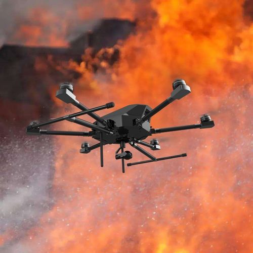 Hexarotor-Drohne - QZU-02 - Shenzhen Qingzhun Technology Co., Ltd. - zur Giftgasdetektion / für Branderkennung / Datendirektübertragung