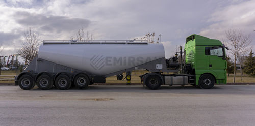 Silo Sattelauflieger - V - Emirsan Trailer - für Zement / für staubförmiges Gut / 3-Achsen