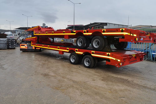 Plattform-Sattelauflieger - Emirsan Trailer - Gooseneck / mit pneumatischer Aufhängung / Ultra-Tieflader