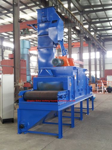Rollbahn-Strahlanlage - Qingdao Binhai Jincheng Foundry Machinery Co., Ltd. - Turbinen / für Felgen / für Marmor