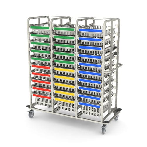Transportwagen - Pegasus-Storage - galvanisiertem Stahl / für hohe Belastungen