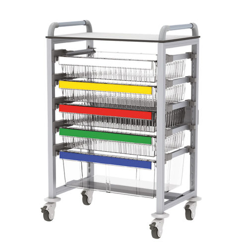 Versorgungswagen - HYG-CRT98-E - Pegasus-Storage - Aluminium / mit Lenkrolle