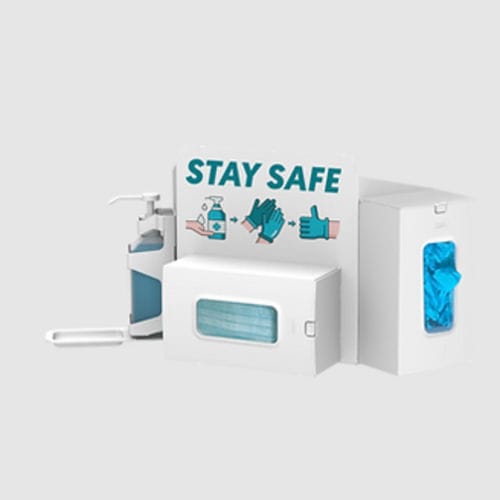 Spender für Masken - HYG-SV1 - Pegasus-Storage - für Handschuhe / für hydro-alkoholische Lösung / wandmontiert