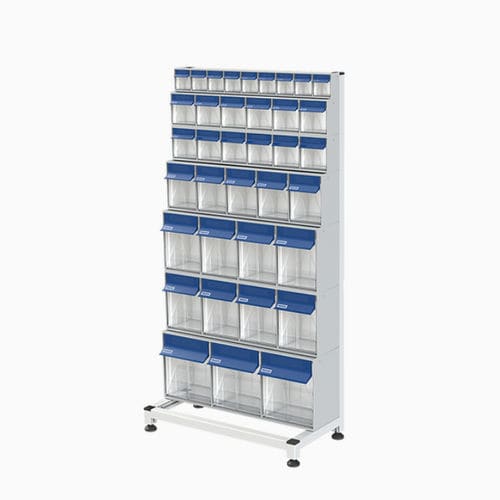 Aluminiumwagen - Pegasus-Storage - für Kleinladungsträger / für schwere Lasten / mit Lenkrolle