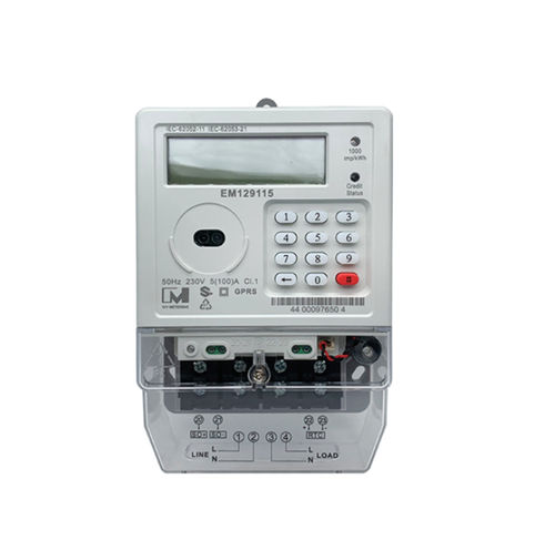 Einphasiger elektrischer Energiezähler - EM129115 STS - IVY METERING - für DIN-Schiene / für Wohnhaus / mit integrierter Kommunikation