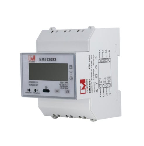 Bidirektionaler elektrischer Energiezähler - EM513082  - IVY METERING - dreiphasig / für DIN-Schiene / RS-485
