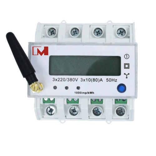 Drehstromzähler - EU868mMHz  - IVY METERING - für DIN-Schiene / mit LCD-Display / smart