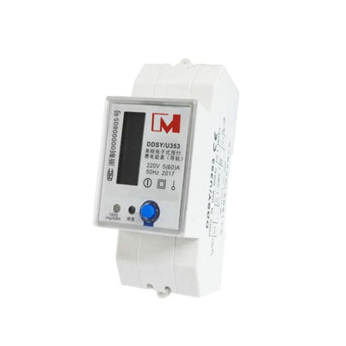 Einphasiger elektrischer Energiezähler - EM114 series - IVY METERING - für DIN-Schiene / mit LCD-Display / 50 Hz