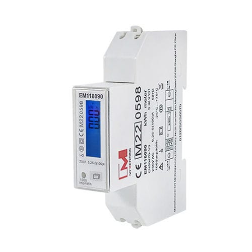 Einphasiger elektrischer Energiezähler - EM118 series - IVY METERING - für DIN-Schiene / RS-485 / MID-zertifiziert