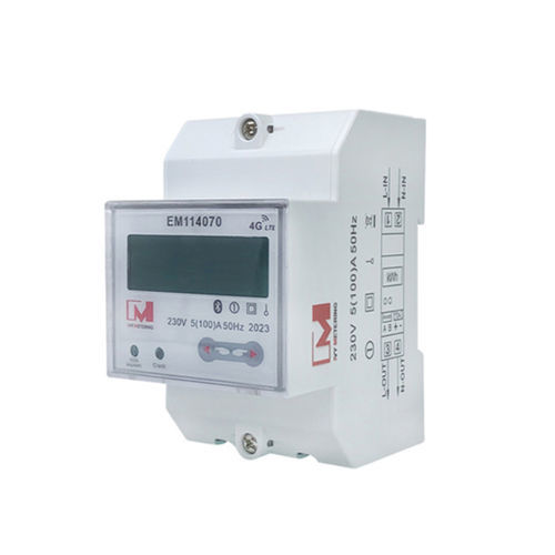 Einphasiger elektrischer Energiezähler - EM114070  - IVY METERING - für DIN-Schiene / Impulsausgang / mit LCD-Display