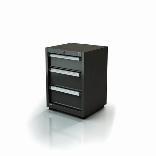 Werkstattschrank - AR-356.11 - DEA WORKLAB SRL - auf Füßen / mit 3 Schubladen / Polyester