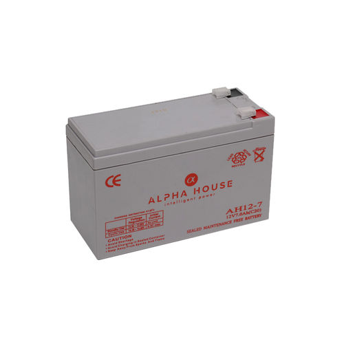 Rechteckige Batterie - AH12-7T1 - Alpha House Ltd - 12 V / UL / CE