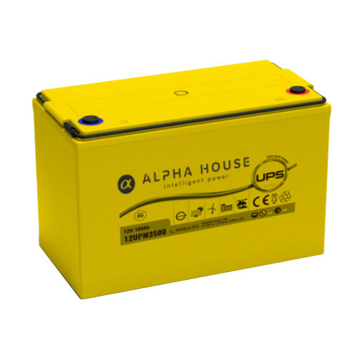 Rechteckige Batterie - 12UPM3500 - Alpha House Ltd - 12 V / ISO
