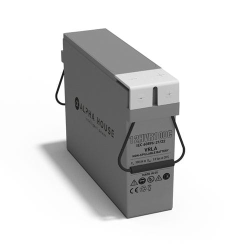 Rechteckige Batterie - 12HVR100C - Alpha House Ltd - 12 V / ISO