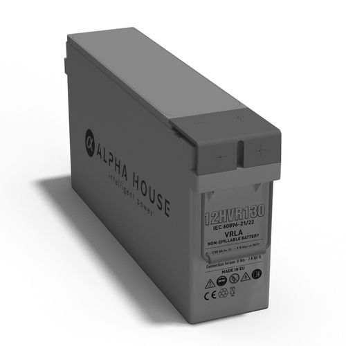 Rechteckige Batterie - 12HVR130 - Alpha House Ltd - 12 V / ISO