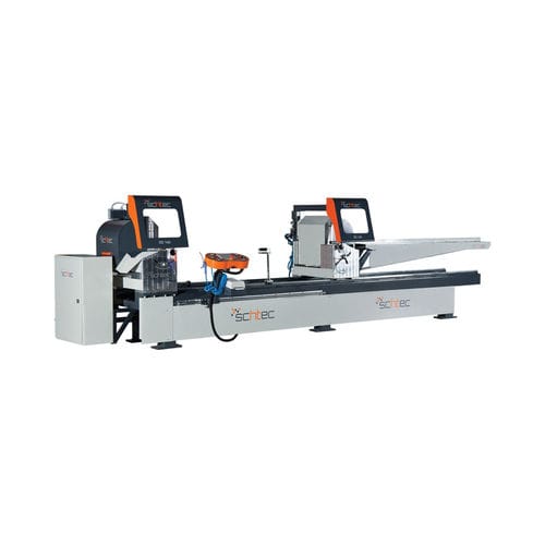 Zweikopfschneidemaschine - SD 140 - SCHTEC MACHINERY - Rundmesser / für Aluminium / für PVC