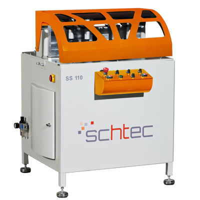 Einkopf-Schneidemaschine - SS 110 - SCHTEC MACHINERY - Cutter / für Aluminium / für PVC