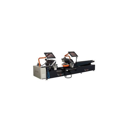 Schneidemaschine für Aluminium - DCA 440 - SCHTEC MACHINERY - für Aluminiumprofile / servogesteuert / Zweikopf