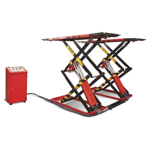 Doppelscherenhebebühne - BŞR- 502 - Basaran Hydraulic Garage Equipment - 3,5 t / hydraulisch / für PKW
