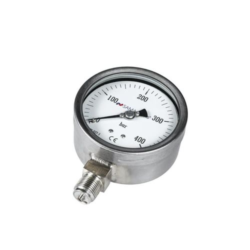 Manometer mit Zifferblatt-Anzeige - SA-MX100RD - S.A.M.A. ITALIA SRL - Edelstahl / für die Lebensmittelindustrie / für pharmazeutische Anwendungen