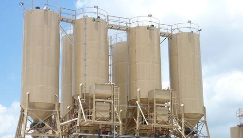 Silo mit konischem Boden - Vince Hagan - für Zement / für Weinfass / für Asche