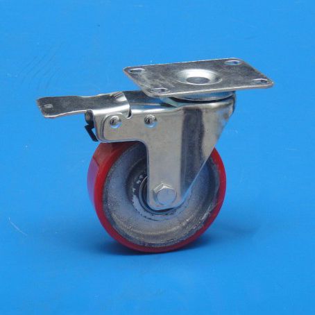 Lenkrolle - JMD series - JM Aluminum Profile Accessories Co., Limited - mit Grundplatte / mit Bremse