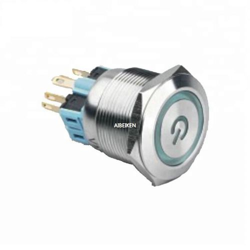 IP67-Drucktaster - IB28S-P11F-E-Power - YUEQING AIBEIKEN ELECTRIC CO., LTD. - beleuchtet / Industrie / Edelstahl